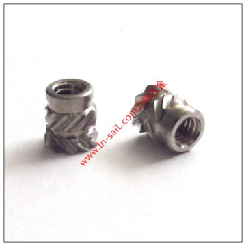 High Precisoin Stainless Steel Knurled Insert Nuts
